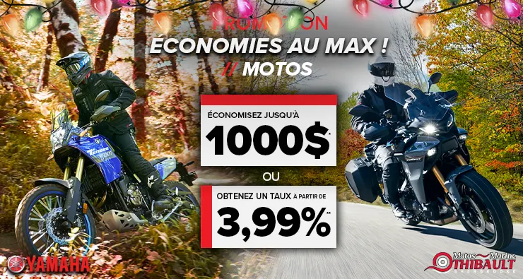 Yamaha – Économies au max ! – Moto