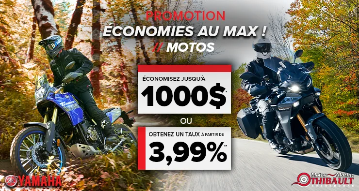 Yamaha – Économies au max ! – Moto