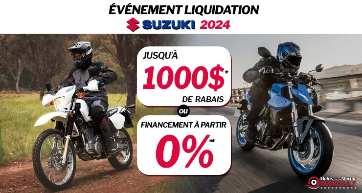 Suzuki – Événement liquidation Suzuki 2024