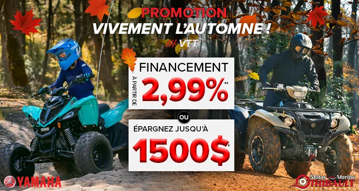 Yamaha – Vivement l’automne ! – VTT