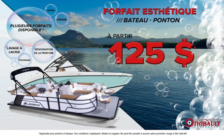 Forfait esthétique – Embarcation nautique