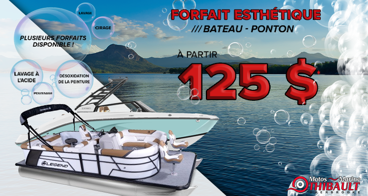 Forfait esthétique – Embarcation nautique