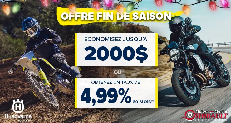 Husqvarna – Offre fin de saison