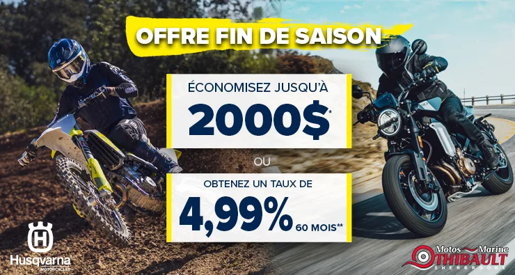 Husqvarna – Offre fin de saison