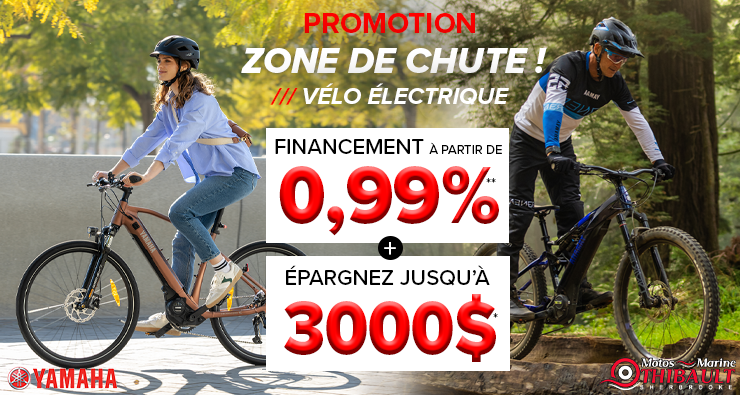 Yamaha – Zone de chute ! – Vélo électrique