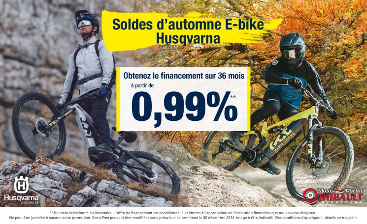 Soldes d’automne E-bike Husqvarna