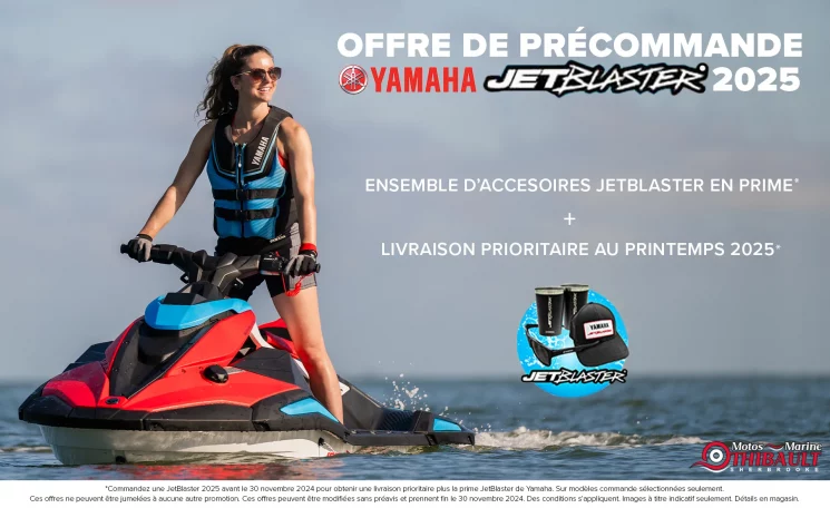 Offre de précommande Yamaha JetBlaster 2025