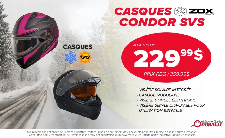 Casques Zox Condor SVS